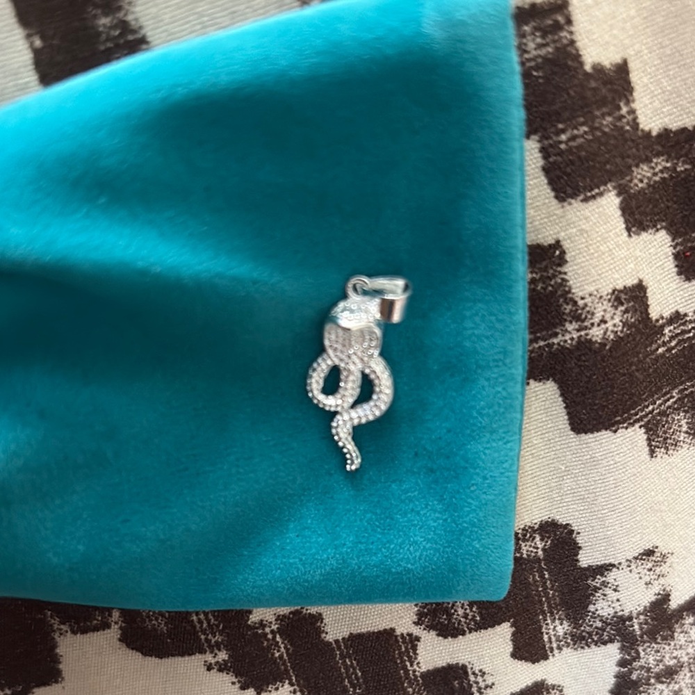 Sterling Silver Snake Pendant